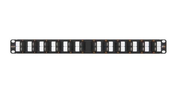 NIKOMAX 24-port Patch Panel 1U Black