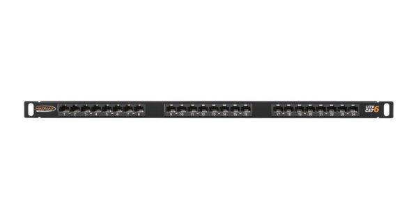 NIKOMAX 24-port Patch Panel 0,5U Black