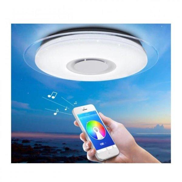 UFO Bluetooth Mennyezeti Lámpa 45cm RGB Színes Hangszóróval
Távirányítóval 29R-45cm