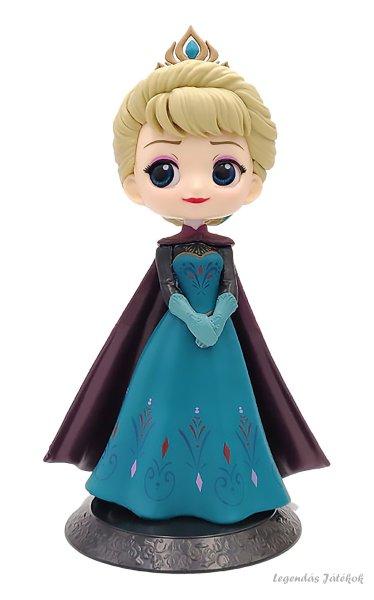 Frozen Jégvarázs - Elza királynő ruhában figura baba 12 cm