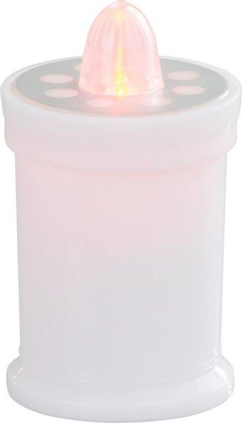 Gyertya MagicHome TG-18, LED, Fehér, 11cm, (fehér és 2xAA csomag)