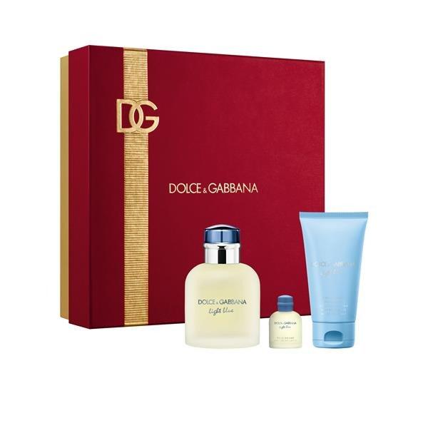 Dolce & Gabbana Light Blue Pour Homme - EDT 75 ml + tusfürdő 50 ml +
EDT 4,5 ml