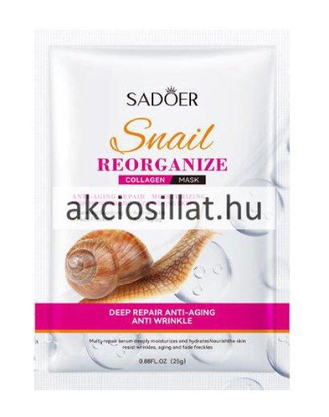 Sadoer Snail Reorganize Collagen Mask fátyolmaszk 25g