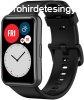 4wrist Szilikon sz&#xED;j Huawei Watch FIT-hez - Black