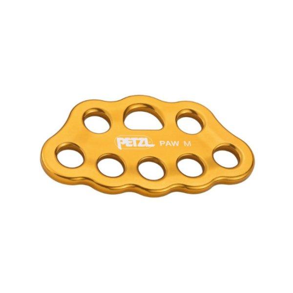 Petzl Paw horgonylemez 1 db, M méret, arany