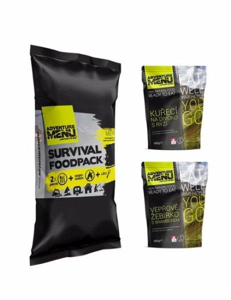 Adventure Menu Survival Food pack menu III, Csirke rizzsel és sertésborda
burgonyával, 810 g