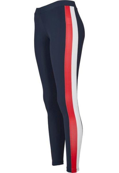 Urban Classics női Side Stripe leggings, navy