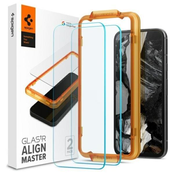 Spigen ALM GLAS.TR edzett üveg felhelyezést segítő kerettel Google Pixel 8A
- 2 db