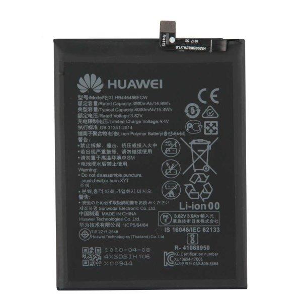 Huawei HB446486ECW (P Smart Z, P20 Lite 2019, Y9 Prime 2019) gyári akkumulátor
Li-Polymer 4000mAh