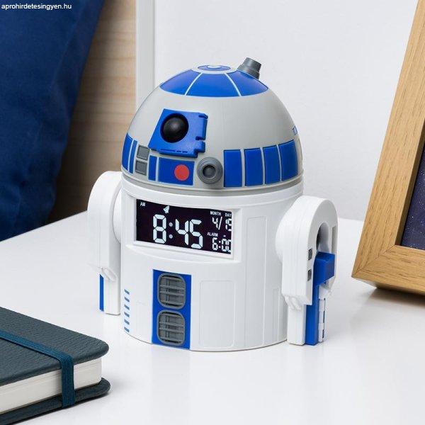 Csillagok háborúja R2-D2 ébresztőóra (magasság: 13 cm)