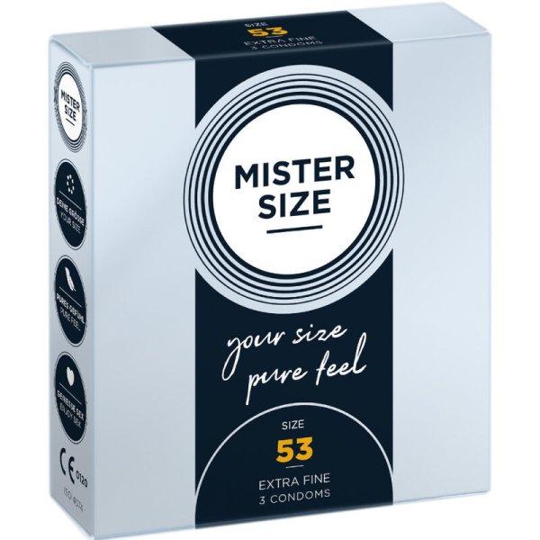 MISTER SIZE - ÓVSZER MÉRET M 53 MM (3 DB)