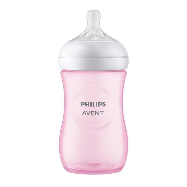 Philips AVENT cumisüveg Natural Response 260ml rózsaszín