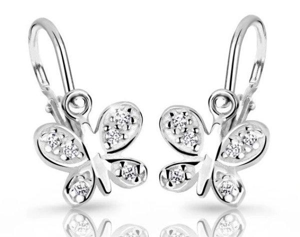 Cutie Jewellery Gyermek fülbevaló C2748-10-X-2 fehér