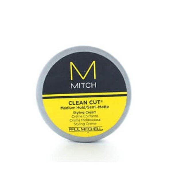 Paul Mitchell Félmatt hajformázó krém Mitch Clean Cut
(Medium Hold Styling Cream) 85 ml