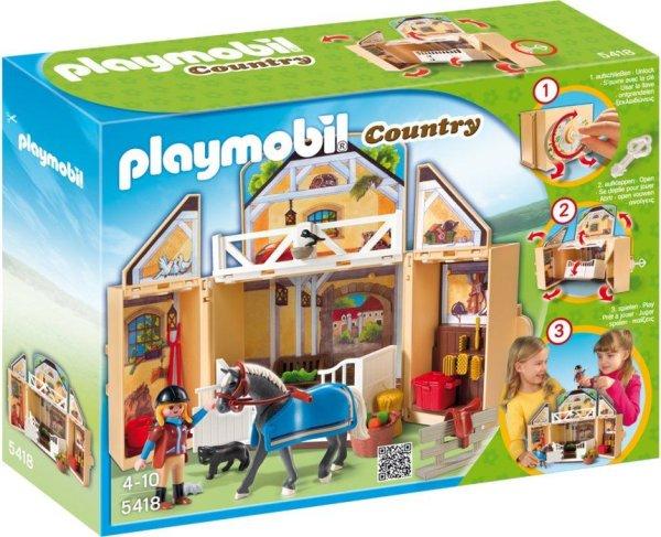 Playmobil 5418 - Hordozható lovas istálló