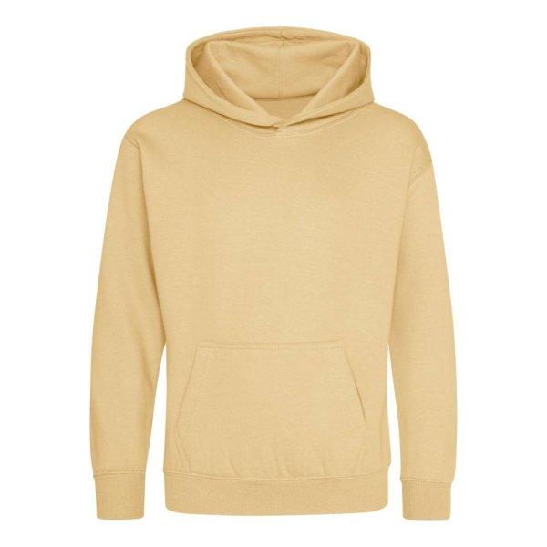 Just Hoods Gyerek kapucnis pulóver AWJH001J, Desert Sand-5/6