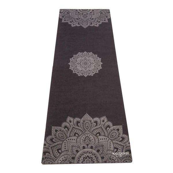 Jógaszőnyeg Combo Travel Mat 1,5 mm - Mandala Black / YogaDesignLab