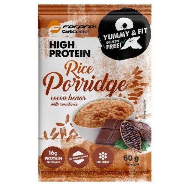 Forpro HIgh Protein Rice Porridge with cocoa beans 1 karton (60gx20db)