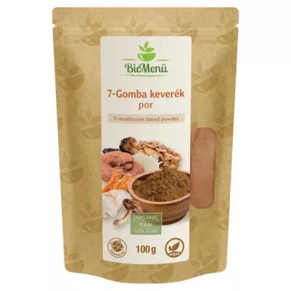 BioMenü BIO 7-gomba keverék por 100g