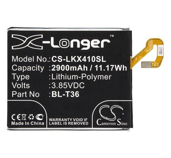 CAMERON SINO Li-Polymer akku (3.85V/2900mAh, LG BL-T36 kompatibilis) FEKETE LG
K11 K425 (K10 2018)