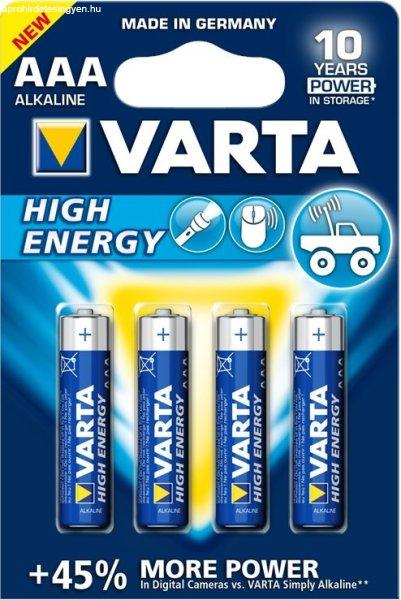 Varta HIGH-ENERGY alkáli elem AAA