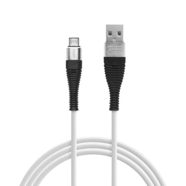 Adatkábel Micro USB Szövet Bevonat 2m