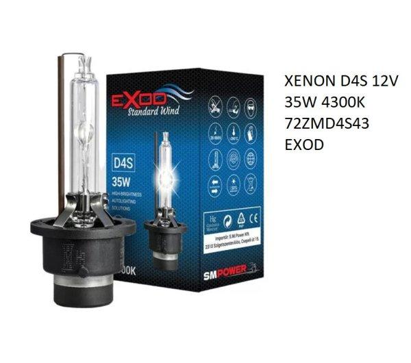 XENON D4S 12V 35W 4300K 72ZMD4S43 EXOD