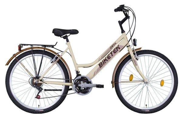 KOLIKEN 26" BIKETEK ORYX ATB KERÉKPÁR NŐI LATTE VÁLTÓS