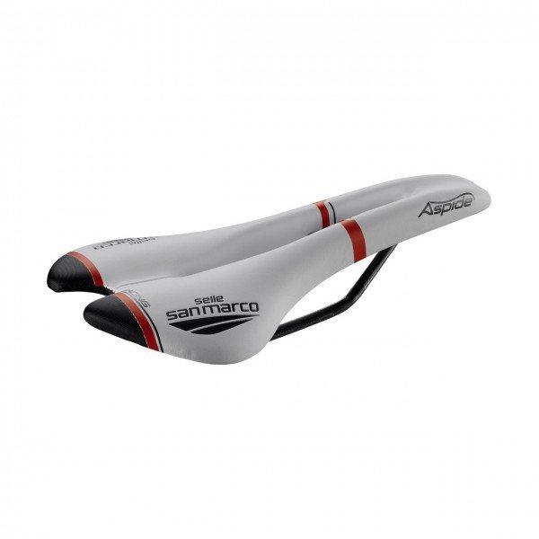 Selle San Marco Aspide Open-Fit Racing nyereg [132 mm, fehér, 277 mm]