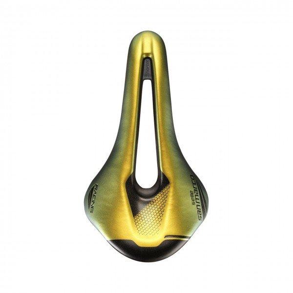 Selle San Marco Shortfit 2.0 Open-Fit Racing Iridescent Gold nyereg [155 mm, 255
mm]