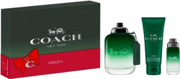 Coach Coach Green - EDT 100 ml + tusfürdő 100 ml + EDT 15 ml