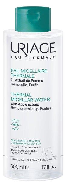 Uriage Micellás tisztító víz kombinált és
zsíros bőrre Eau Thermale(Thermal Micellar Water) 400 ml 500 ml