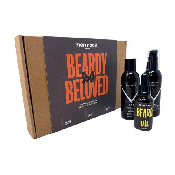 Men Rock London Szakállápoló ajándék szett Oak Moss
(Beard Care Gift Set)