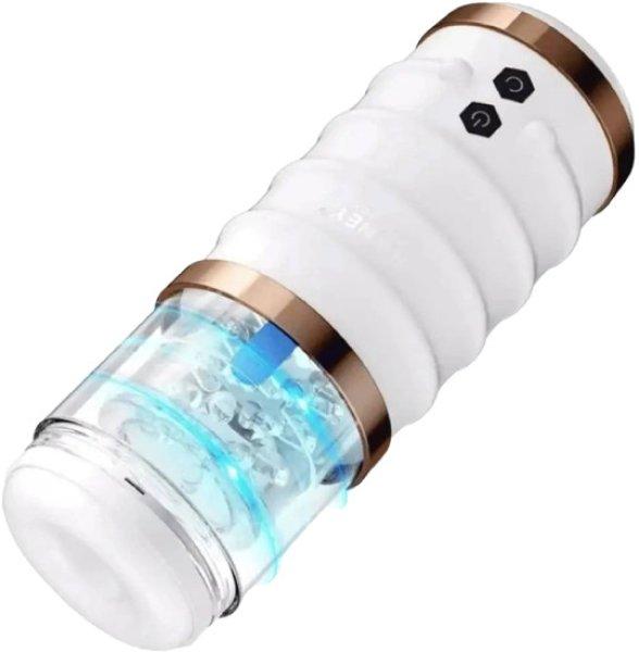 Warrior - Auto Thrusting Stroker Automatic Male Masturbator White