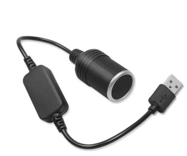  A15163-1 USB-port 12V autós szivargyújtó aljzathoz, átalakító adapter
kábel