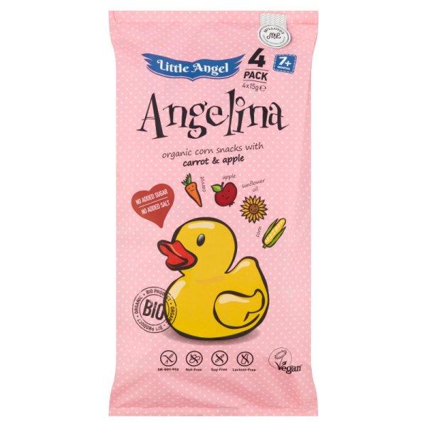 Angelina bio kukoricás snack 4x15 g 60 g