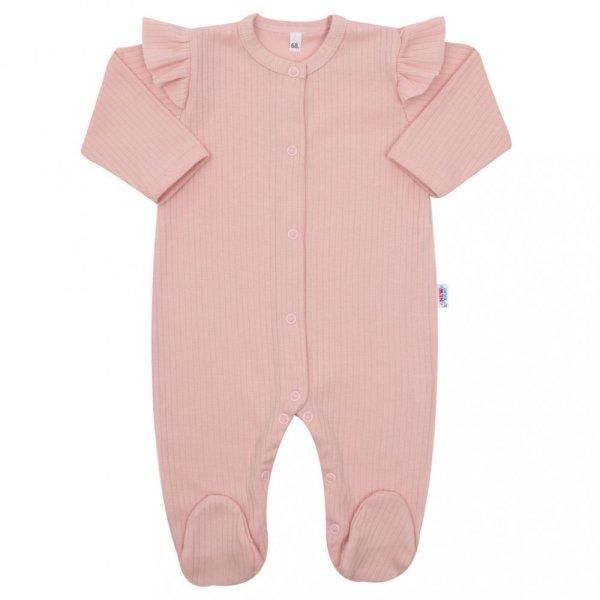 Baba pamut kezeslábas New Baby Practical rózsaszín lány 80 (9-12 h)