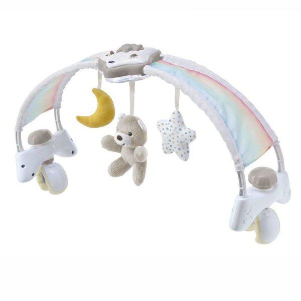 Chicco Rainbow Sky kiságy játékhíd és éjszakai fény elemes