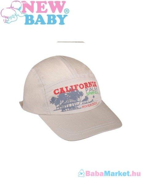 Baba baseball sapka - New Baby California bézs 110 (4-5 éves)