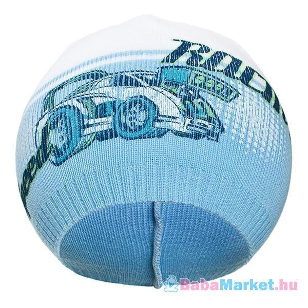 Gyerek őszi sapka New Baby Racing világos kék 110 (4-5 éves)