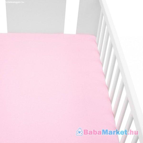Jersey lepedő kiságyba New Baby 120x60 rózsaszín