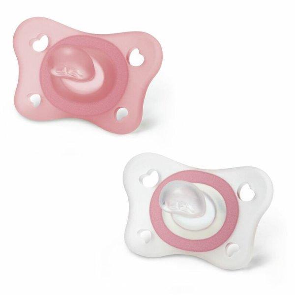 Mini Soft cumi 2-6 hó, 2 db rózsaszín - transzparens