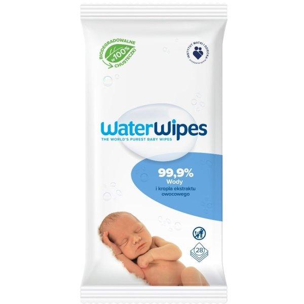 WATERWIPES Nedves törlőkendők, műanyagmentes 28 db