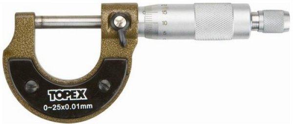 TOPEX mikrométer 0-25 mm 31C629 