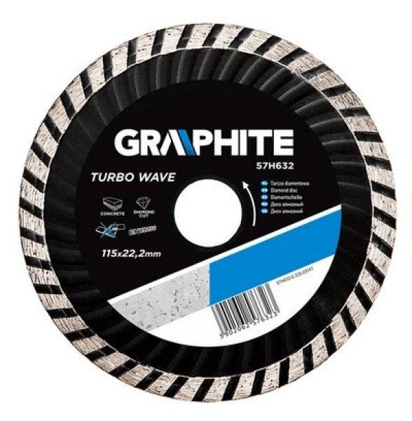 GRAPHITE gyémántvágó 230 mm TURBO hűtőb. 57H638 