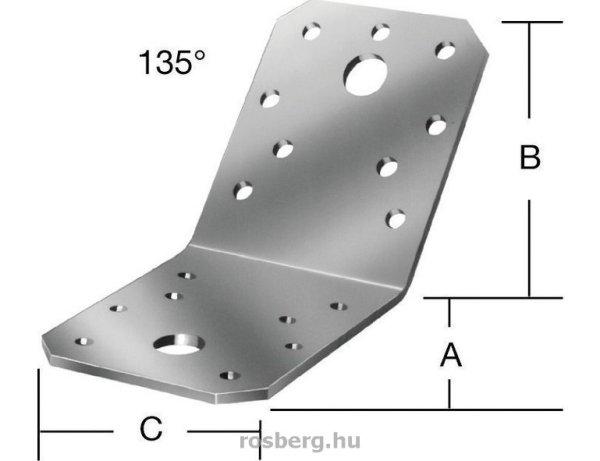 VORMANN dúcösszekötő 90x90x65 mm (50 db/csomag) 71108 