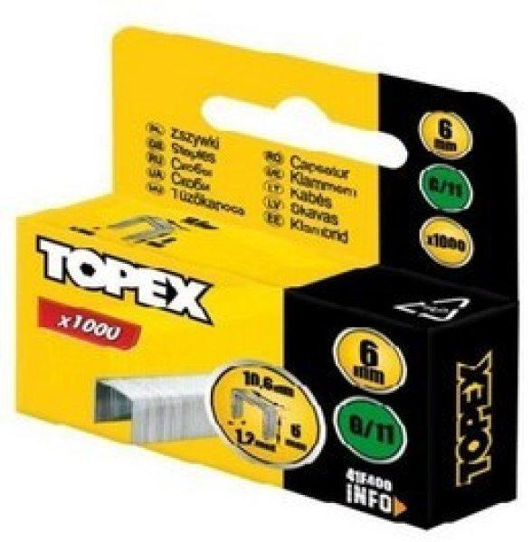 TOPEX tűzőkapocs 41E408 8 mm/1000 db