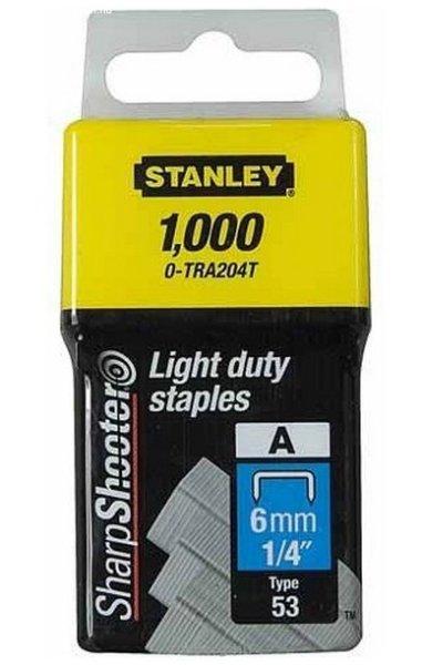 STANLEY tűzőkapocs a-tra204t 6mm/1000