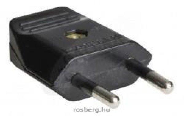 Dugvilla lapos 2p fekete 6118n