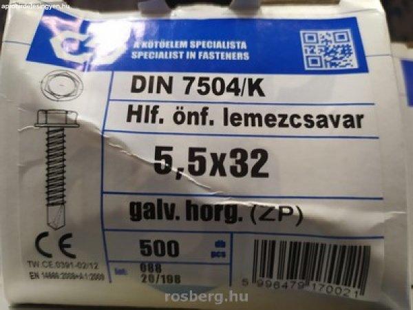 Hatlapf. önfúró lemezcsavar 5.5x32 / 500 db ITH